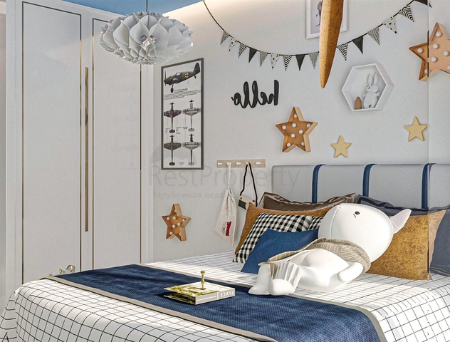 Apartments of the 1+1 layout in Altyntas - Antalya microdistrict 