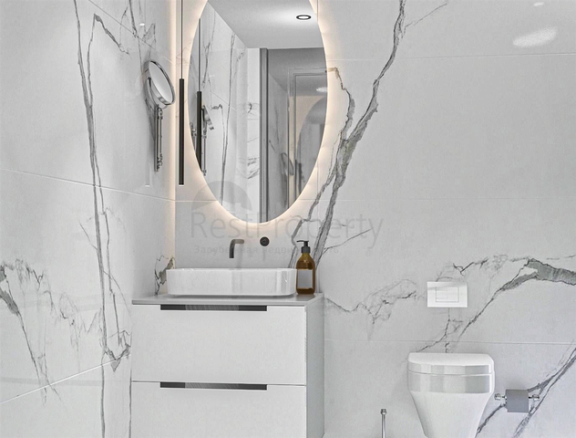 Apartments of the 1+1 layout in Altyntas - Antalya microdistrict 