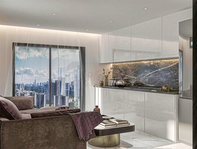 Apartments of the 1+1 layout in Altyntas - Antalya microdistrict 