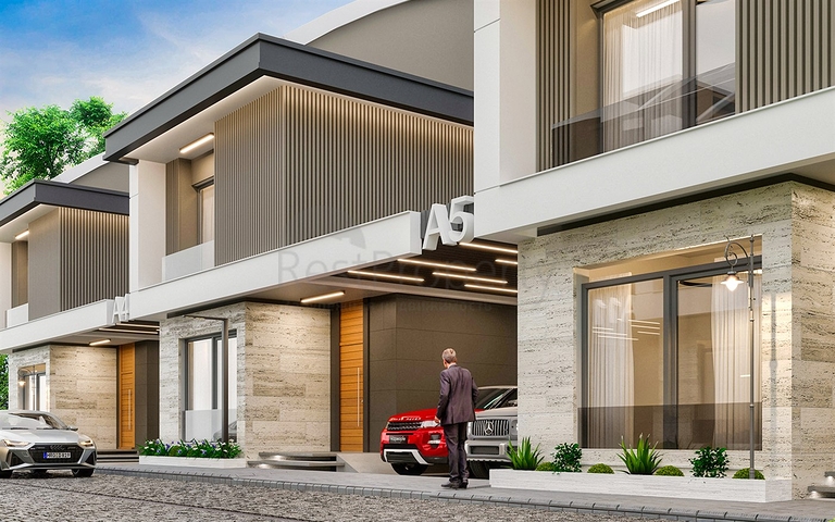 5+1 villa in the elite area of Doshemealti - Antalya 