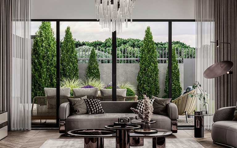 5+1 villa in the elite area of Doshemealti - Antalya 