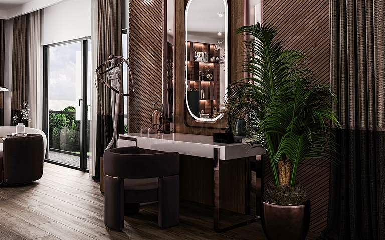 5+1 villa in the elite area of Doshemealti - Antalya 