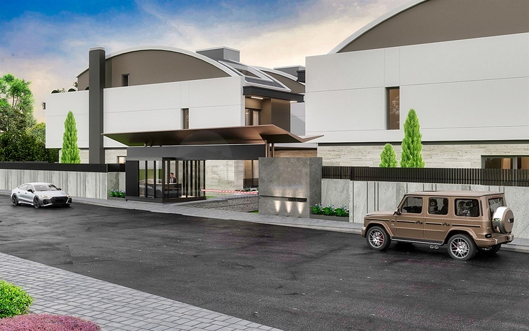 5+1 villa in the elite area of Doshemealti - Antalya 