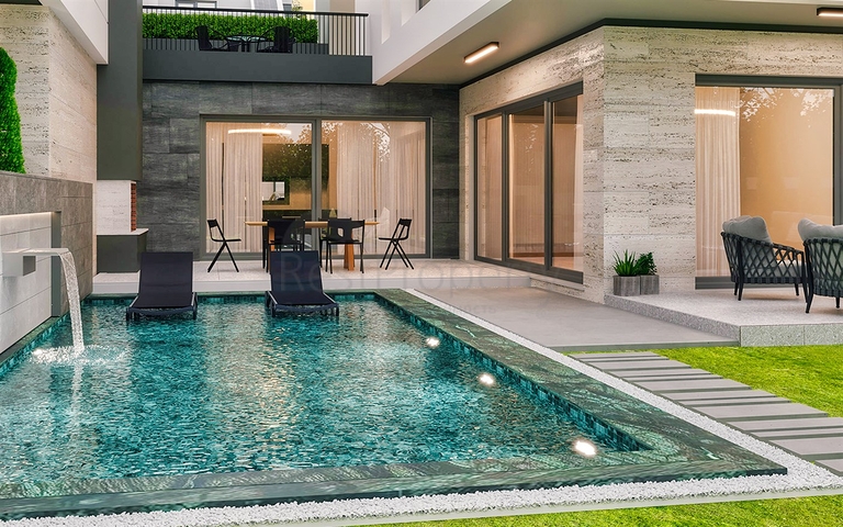 5+1 villa in the elite area of Doshemealti - Antalya 