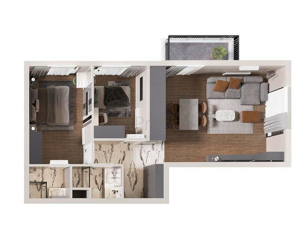 Investment project in Altyntas - Antalya microdistrict 