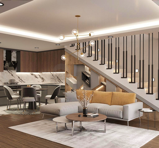 Investment project in Altyntas - Antalya microdistrict 