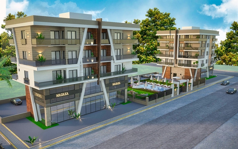 2+1 apartments in Kepez - Antalya area 