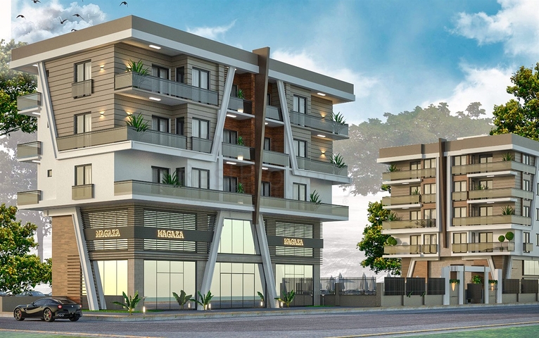 2+1 apartments in Kepez - Antalya area 