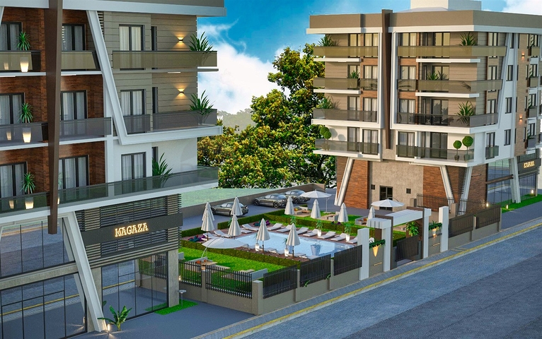 2+1 apartments in Kepez - Antalya area 