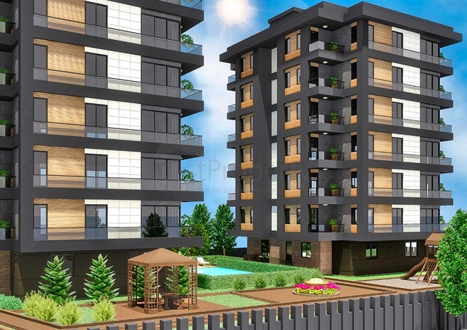 3+1 apartments in Kepez - Antalya area 