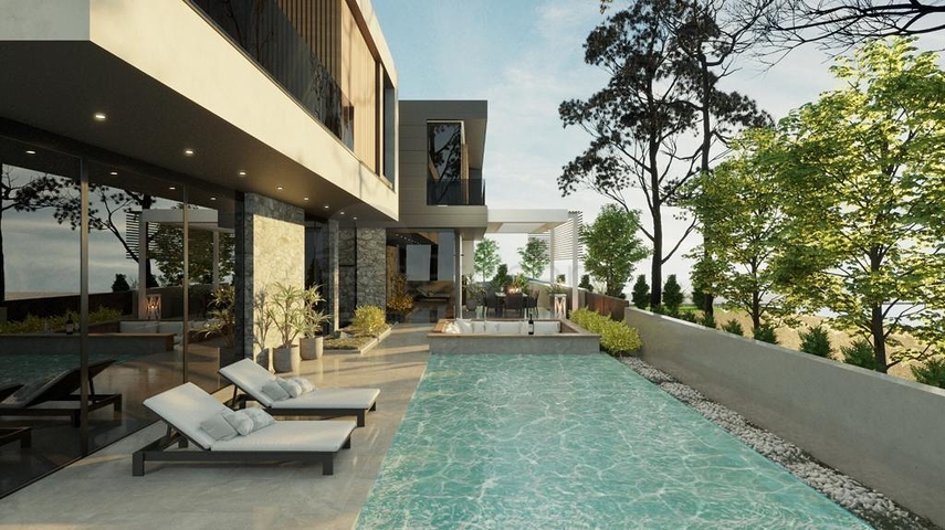 New luxury 5+1 villa in Doshemealti - Antalya area