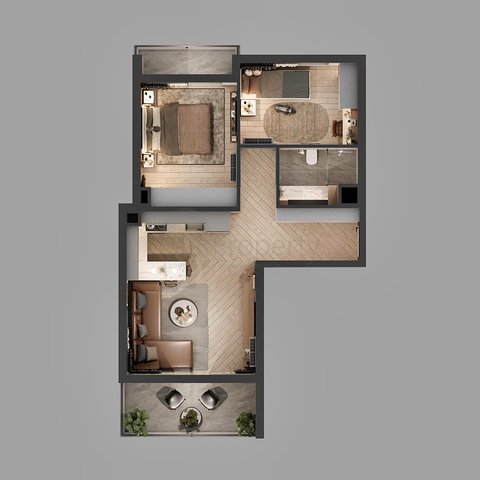 An investment project in the developing Altyntas - Antalya region 