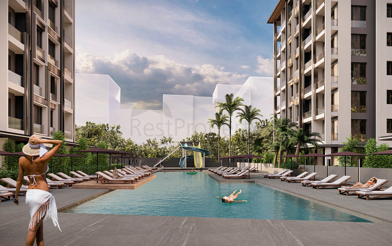 1+1 and 2+1 apartments in Altyntas - Antalya area 