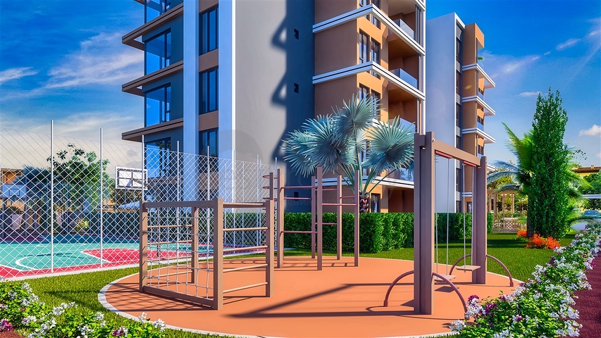 Investment project in Altyntas - Antalya microdistrict 