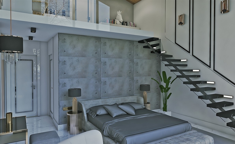 4+1 villa complex in the area of Deshemealti - Antalya