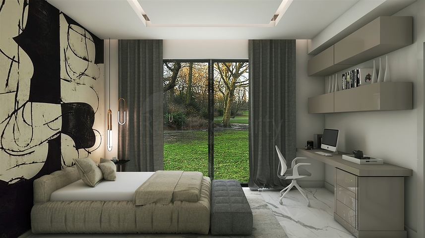 4+1 villa complex in the area of Deshemealti - Antalya