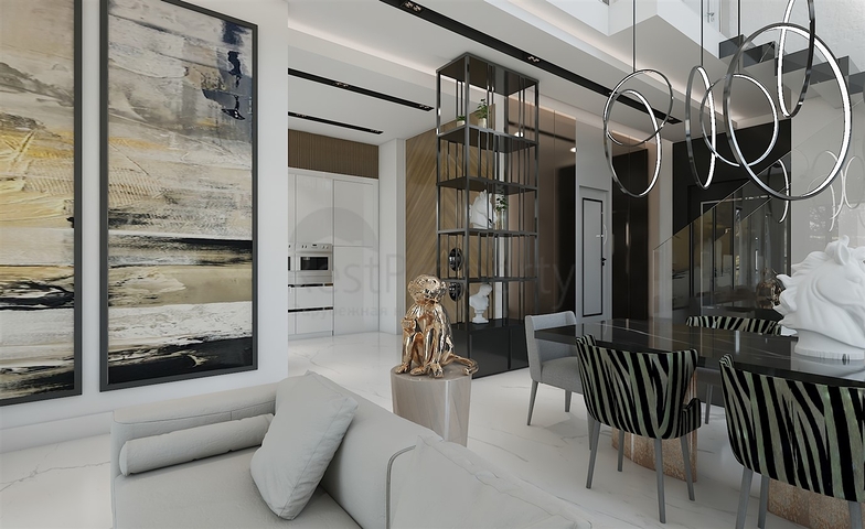 4+1 villa complex in the area of Deshemealti - Antalya