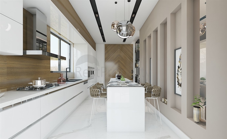 4+1 villa complex in the area of Deshemealti - Antalya