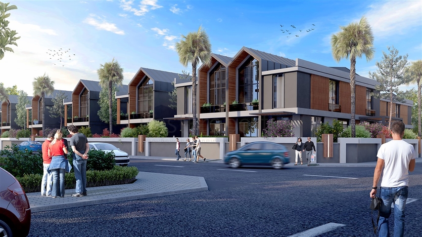 4+1 villa complex in the area of Deshemealti - Antalya