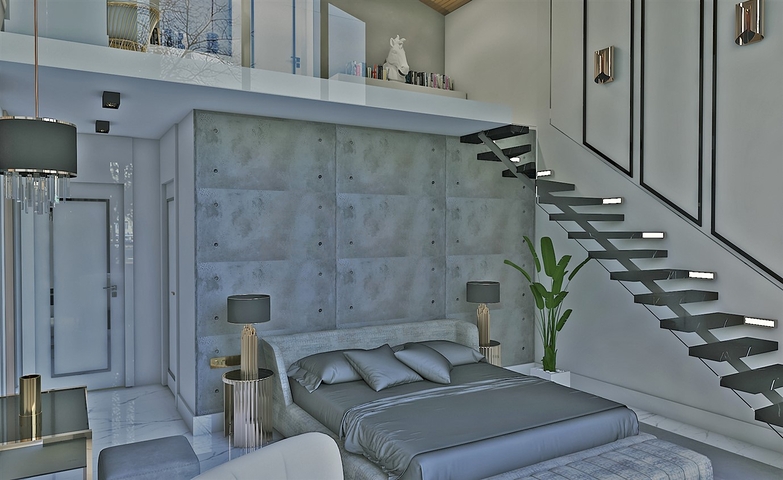 4+1 villa complex in the area of Deshemealti - Antalya