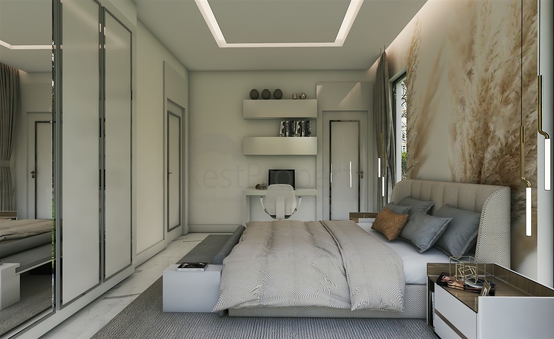 4+1 villa complex in the area of Deshemealti - Antalya