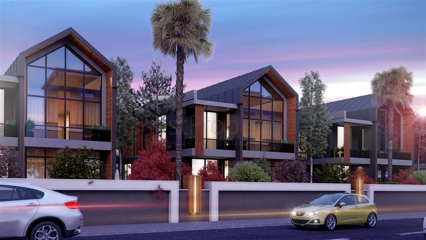 4+1 villa complex in the area of Deshemealti - Antalya