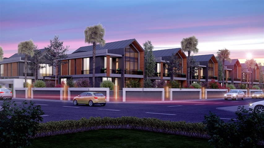 4+1 villa complex in the area of Deshemealti - Antalya