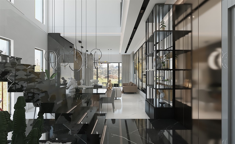 4+1 villa complex in the area of Deshemealti - Antalya