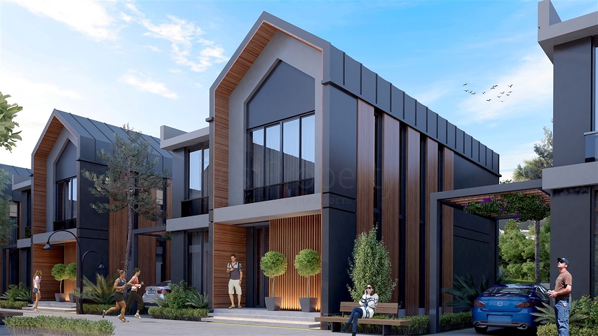 4+1 villa complex in the area of Deshemealti - Antalya