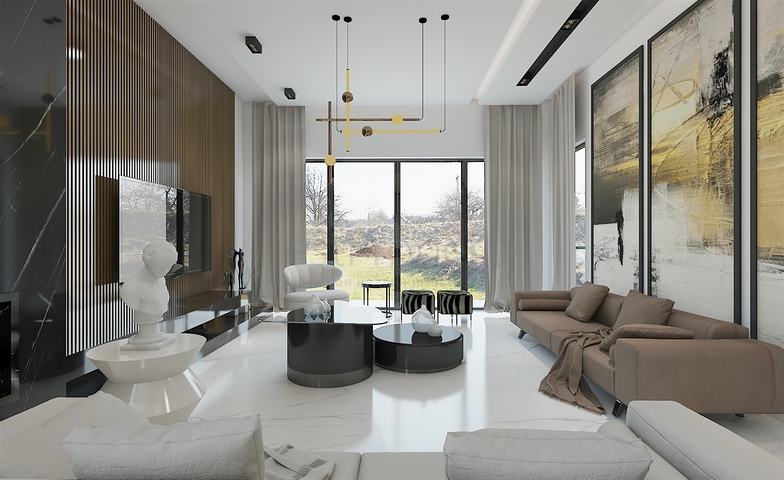 4+1 villa complex in the area of Deshemealti - Antalya