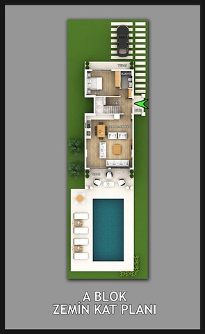 5+1 villa in Fethiye area 