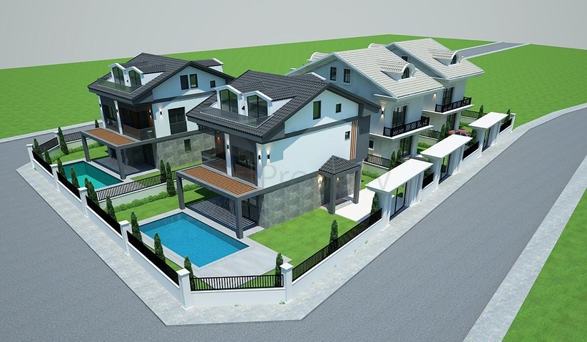 5+1 villa in Fethiye area 