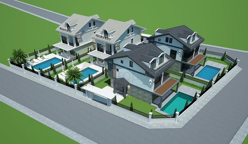 5+1 villa in Fethiye area 