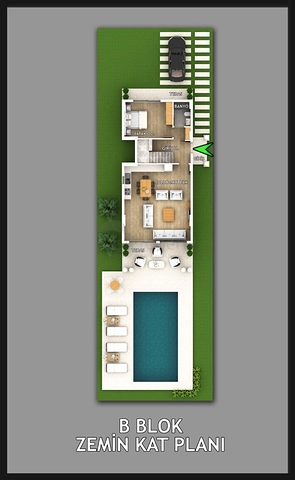 5+1 villa in Fethiye area 