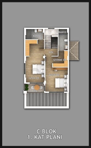 5+1 villa in Fethiye area 