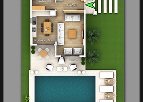 5+1 villa in Fethiye area 