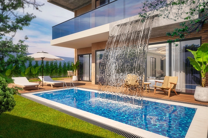 Cozy 4+1 villa in the area of Doshemealti - Antalya 