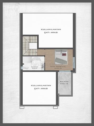 4+2 and 6+2 floor plan villas in Doshemealti - Antalya area 