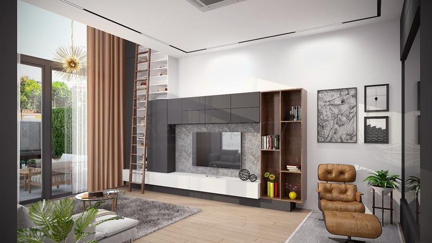 Three-storey 5+1 villa in Doshemealti - Antalya area 