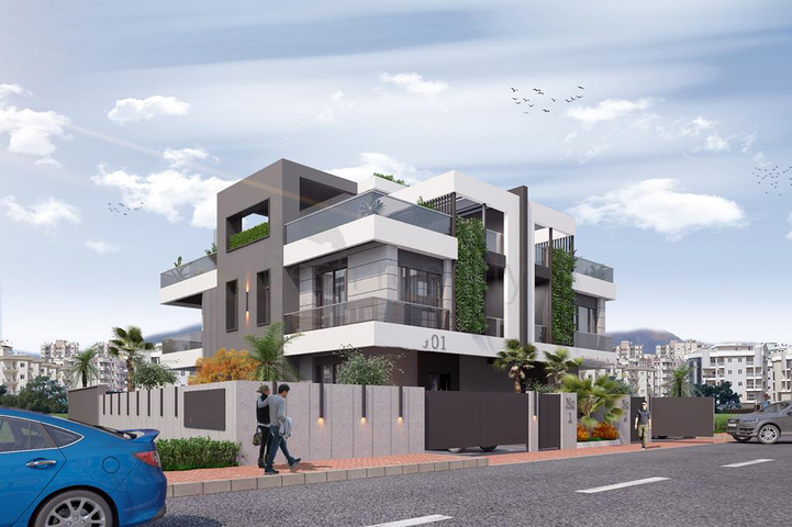 Three-storey 5+1 villa in Doshemealti - Antalya area 