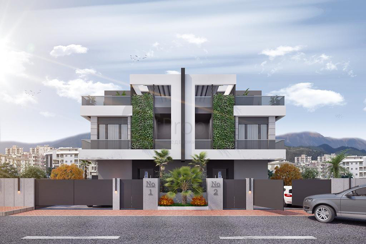 Three-storey 5+1 villa in Doshemealti - Antalya area 