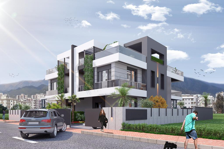 Three-storey 5+1 villa in Doshemealti - Antalya area 