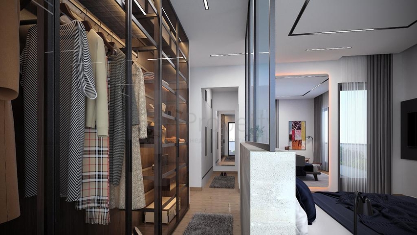 Three-storey 5+1 villa in Doshemealti - Antalya area 