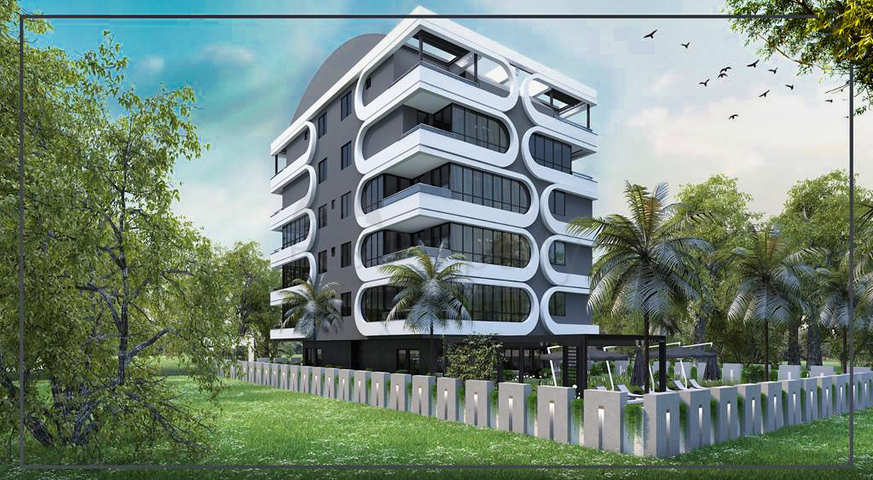 2+1 and 3+1 apartments in the residential district of Eshilbahce - Antalya