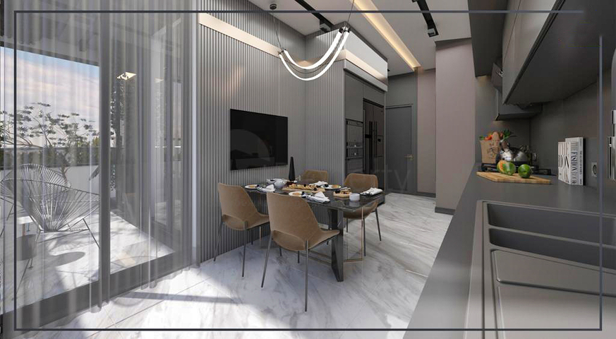 2+1 and 3+1 apartments in the residential district of Eshilbahce - Antalya