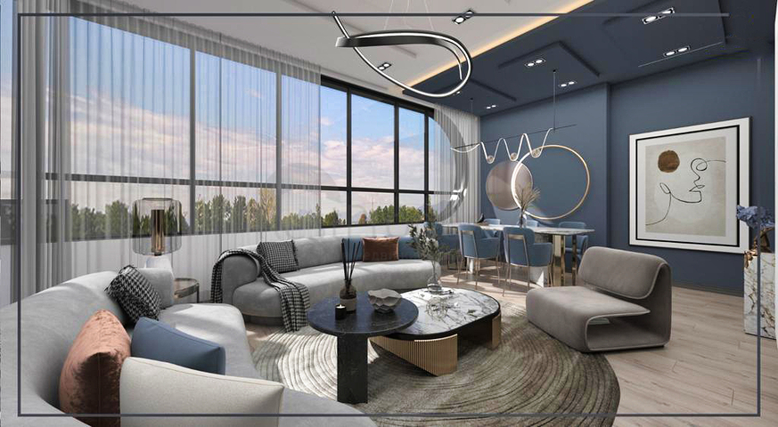 2+1 and 3+1 apartments in the residential district of Eshilbahce - Antalya