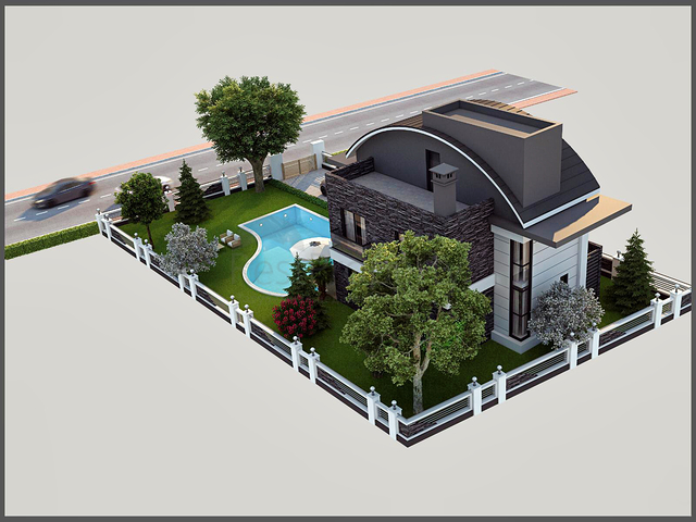 5+1 pool villa in Belek Antalya area