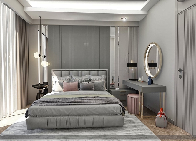 2+1 , 4+1 and 5+1 apartments in Antalya city center 