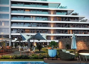 An investment project under construction in the Altyntas - Antalya area 