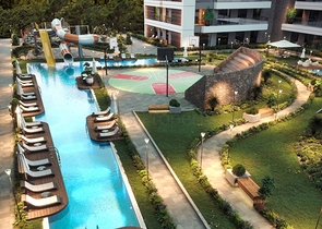 An investment project under construction in the Altyntas - Antalya area 